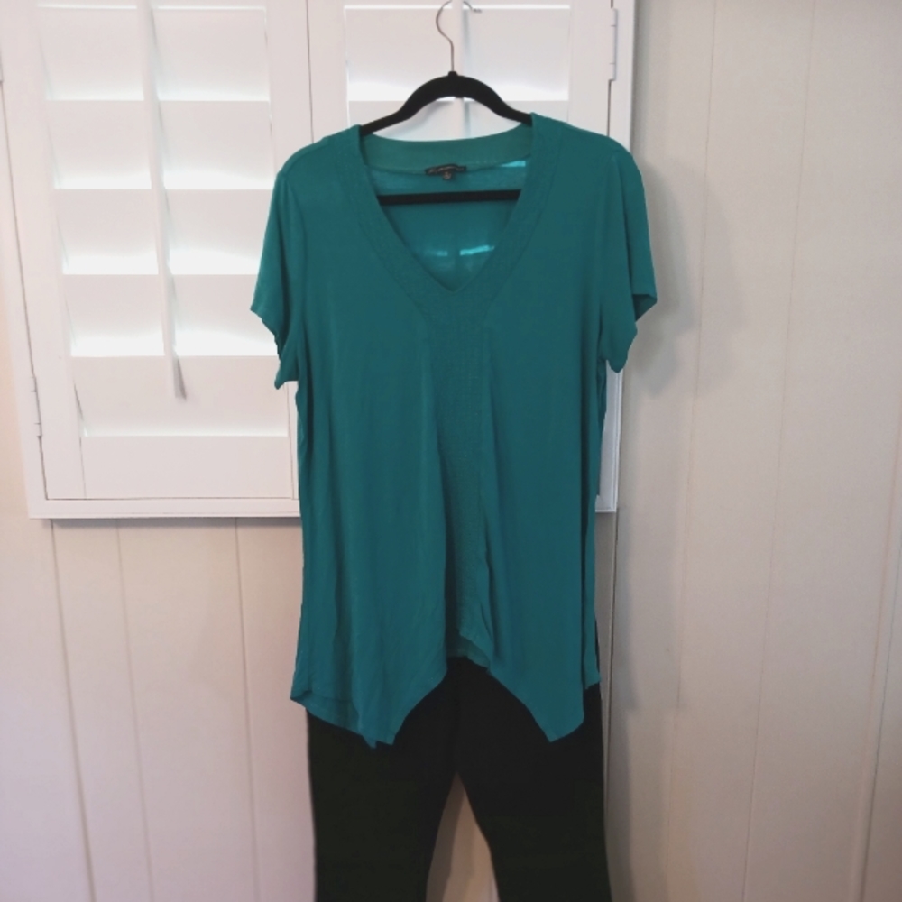 XL Teal turquoise popover top